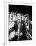 Edward Kennedy During Campaign for Election in Senate Primary-Carl Mydans-Framed Photographic Print