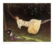 Hammock-Edward Killingsworth Johnson-Mounted Art Print