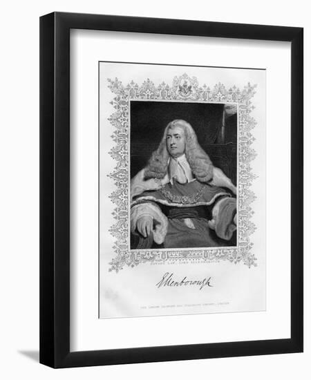 Edward Law, 1st Baron Ellenborough, English Judge, 19th Century-G Parker-Framed Premium Giclee Print
