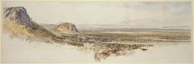 Masada or Sebbeh on the Dead Sea, 1858-Edward Lear-Giclee Print