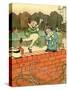 Edward Lear 's Mr and Mrs Discobbolos-Leonard Leslie Brooke-Stretched Canvas