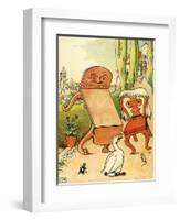 Edward Lear 's The Table and the Chair-Leonard Leslie Brooke-Framed Giclee Print