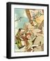 Edward Lear 's The Two Old Bachelors-Leonard Leslie Brooke-Framed Giclee Print