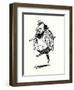 Edward Lear, Self-Portrait (Colour Litho)-Edward (after) Lear-Framed Giclee Print