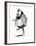 Edward Lear, Self-Portrait (Colour Litho)-Edward (after) Lear-Framed Giclee Print