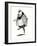 Edward Lear, Self-Portrait (Colour Litho)-Edward (after) Lear-Framed Giclee Print