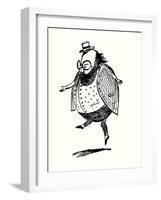 Edward Lear, Self-Portrait (Colour Litho)-Edward (after) Lear-Framed Giclee Print