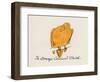 Edward Lear, the Bird Book: the Orange Coloured Bird (Colour Litho)-Edward (after) Lear-Framed Giclee Print