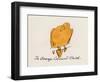 Edward Lear, the Bird Book: the Orange Coloured Bird (Colour Litho)-Edward (after) Lear-Framed Giclee Print