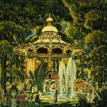 Gazebo in Central Park-Edward Middleton Manigault-Stretched Canvas