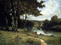 Trees Near a River, 1891-Edward Mitchell Bannister-Stretched Canvas