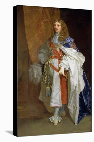 Edward Montagu, 1st Earl of Sandwich, c.1660-65-Sir Peter Lely-Stretched Canvas