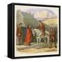 Edward Murdered at Corfe-James William Edmund Doyle-Framed Stretched Canvas