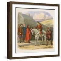 Edward Murdered at Corfe-James William Edmund Doyle-Framed Giclee Print