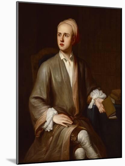 Edward Nightingale, C.1722-24 (Oil on Canvas)-John Smibert-Mounted Giclee Print