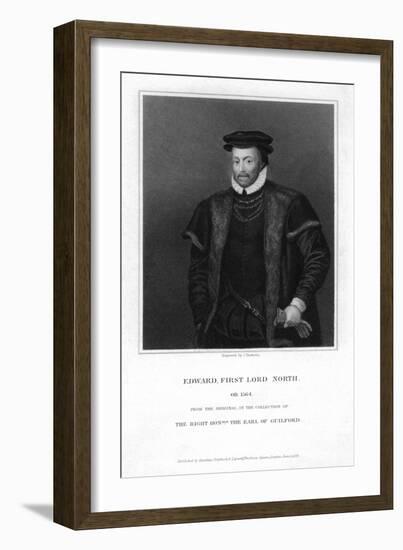 Edward North, 1st Lord North, 1825-J Thomson-Framed Giclee Print