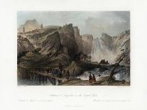 Cataract of Ting-Hoo, on the Tripod Lake, China, C1840-Edward Paxman Brandard-Giclee Print