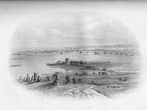 View on the Seine, between Mantes and Vernon, 1837-Edward Paxman Brandard-Giclee Print