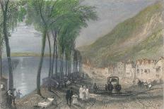 View on the Seine, between Mantes and Vernon, 1837-Edward Paxman Brandard-Giclee Print