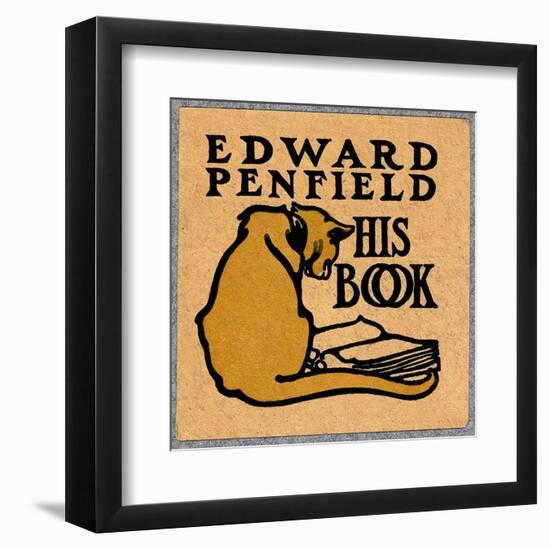 Edward Penfield, His Book-Edward Penfield-Framed Art Print