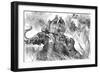 Edward, Prince of Wales, Hunting Tiger During His State Visit to India in 1876-null-Framed Giclee Print