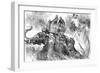 Edward, Prince of Wales, Hunting Tiger During His State Visit to India in 1876-null-Framed Giclee Print