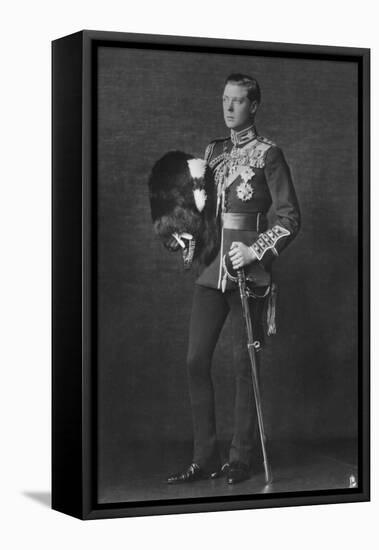 Edward, Prince of Wales, in Army Uniform, 1920S-Tuck and Sons-Framed Stretched Canvas