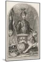 Edward Prince of Wales Known as "The Black Prince" Eldest Son of Edward III-George Vertue-Mounted Art Print