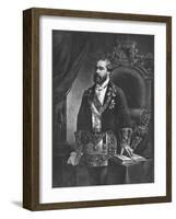 Edward Prince of Wales, Later Edward VII, as Grand Master of Freemasonry, 1884-null-Framed Giclee Print