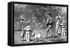 Edward Prince of Wales Playing Tennis in 1883-null-Framed Stretched Canvas