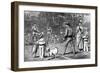 Edward Prince of Wales Playing Tennis in 1883-null-Framed Giclee Print