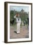 Edward, Prince of Wales, Saluting the Colours, 1902-null-Framed Giclee Print