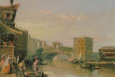 Venice from the Piazzetta Looking Towards Codussi's Clock Tower-Edward Pritchett-Giclee Print