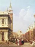 View of St. Marks from the Punta Della Dogana, Venice-Edward Pritchett-Framed Giclee Print