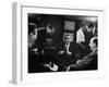 Edward R. Murrow at Us Information Service, Talking with Un Amb. Adlai E. Stevenson-Ed Clark-Framed Photographic Print