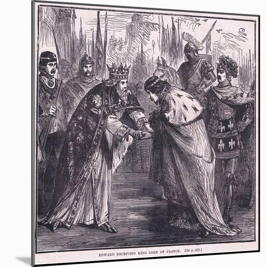 Edward Receiving King John of France Ad 1357-Charles Ricketts-Mounted Giclee Print