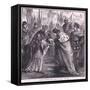 Edward Receiving King John of France Ad 1357-Charles Ricketts-Framed Stretched Canvas