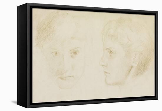 Edward Robert Hughes, Aged 16, 1867-Charles Fairfax Murray-Framed Stretched Canvas
