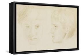 Edward Robert Hughes, Aged 16, 1867-Charles Fairfax Murray-Framed Stretched Canvas