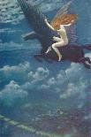 Midsummer Eve-Edward Robert Hughes-Framed Stretched Canvas