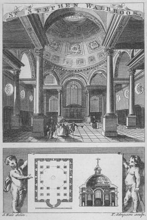 Church of St Stephen Walbrook, City of London, 1770