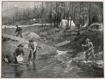 How They Get Gold in the Klondike-Edward Roper-Framed Stretched Canvas