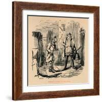 'Edward's arrival at the Tower', c1860, (c1860)-John Leech-Framed Giclee Print