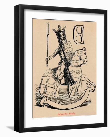 'Edward's Hobby', c1860, (c1860)-John Leech-Framed Giclee Print