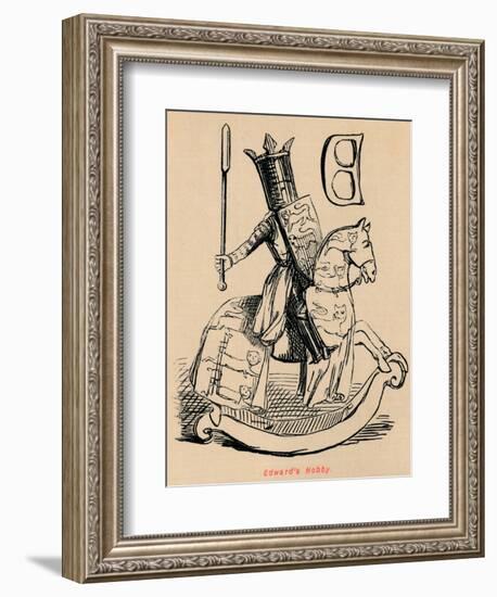 'Edward's Hobby', c1860, (c1860)-John Leech-Framed Giclee Print