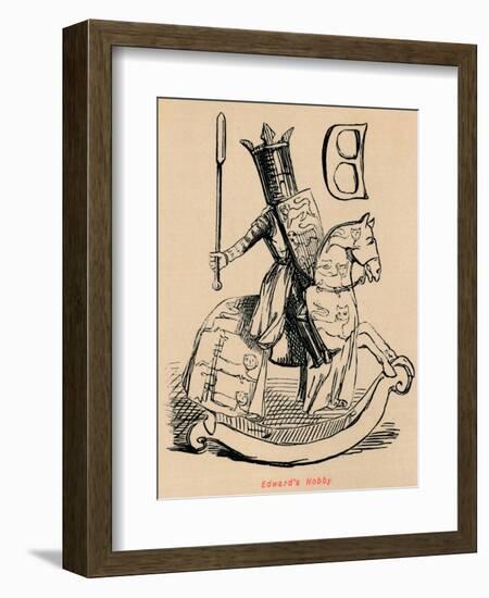 'Edward's Hobby', c1860, (c1860)-John Leech-Framed Giclee Print