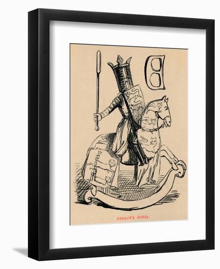 'Edward's Hobby', c1860, (c1860)-John Leech-Framed Giclee Print