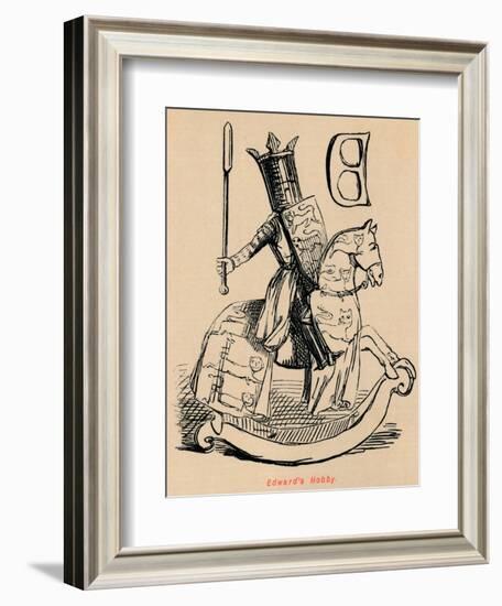 'Edward's Hobby', c1860, (c1860)-John Leech-Framed Giclee Print