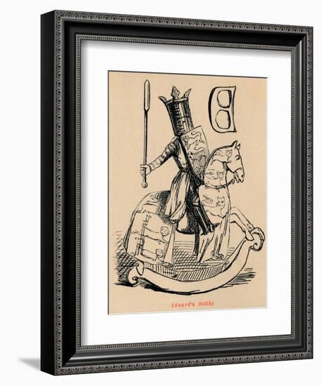 'Edward's Hobby', c1860, (c1860)-John Leech-Framed Giclee Print