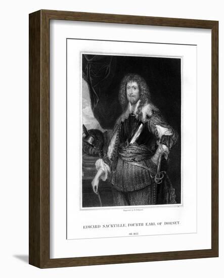 Edward Sackville, 4th Earl of Dorset, English Soldier and Statesman-H Robinson-Framed Giclee Print